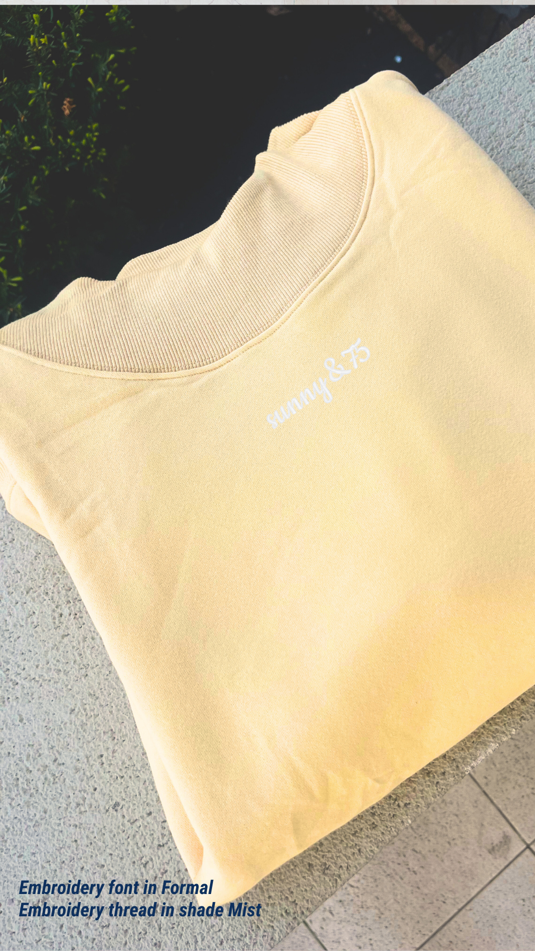 Butter Mock Neck Sweatshirt | Personalized