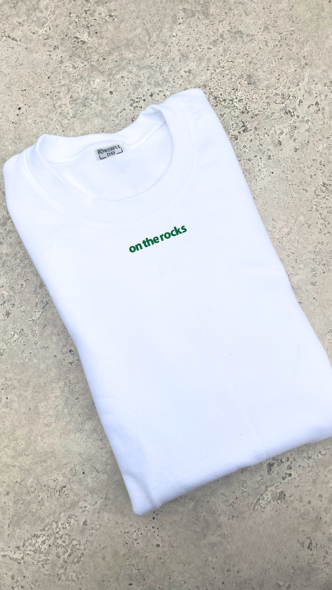 White Crew Neck Sweatshirt | Personalized