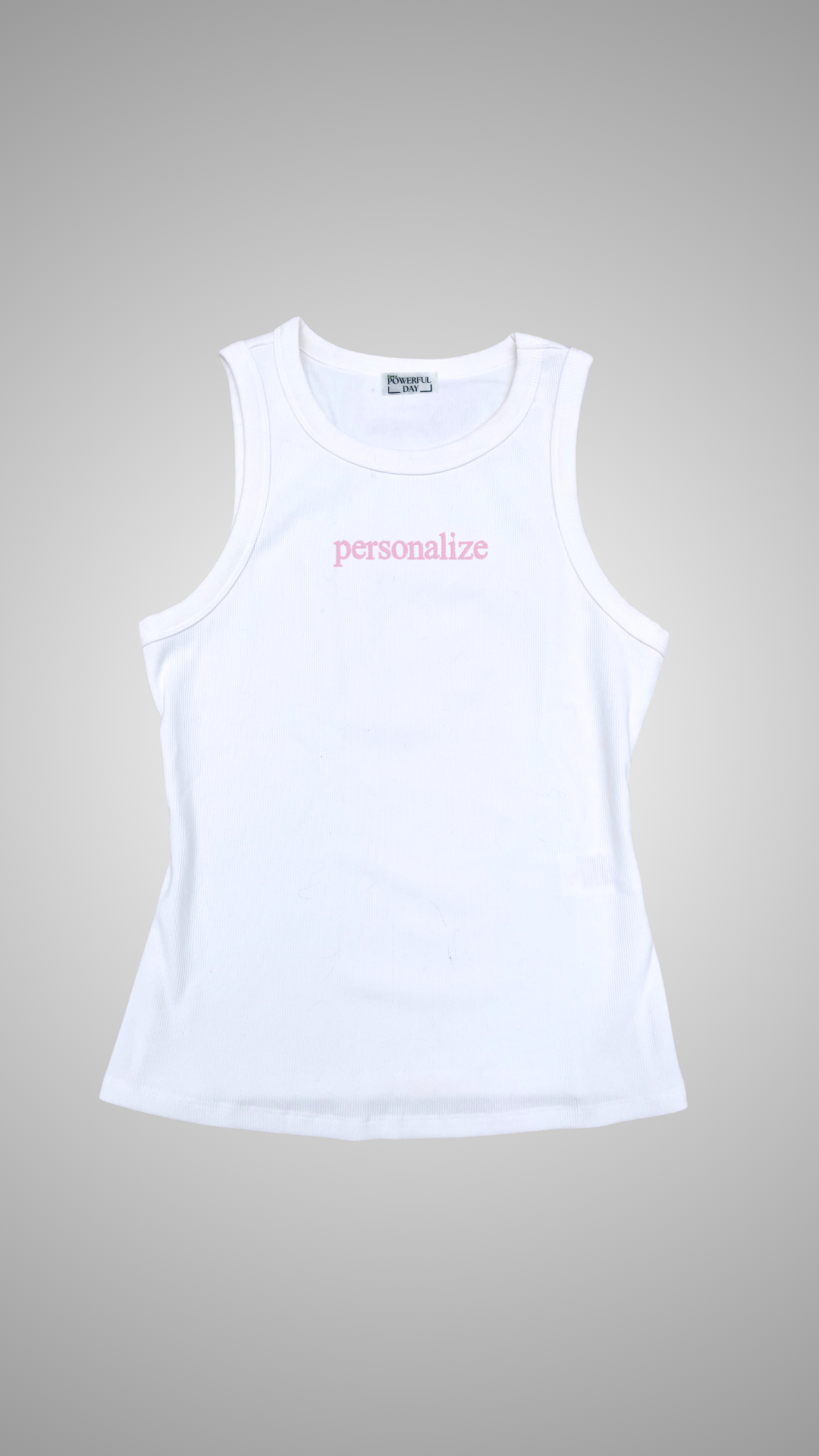 White Tank | Personalized