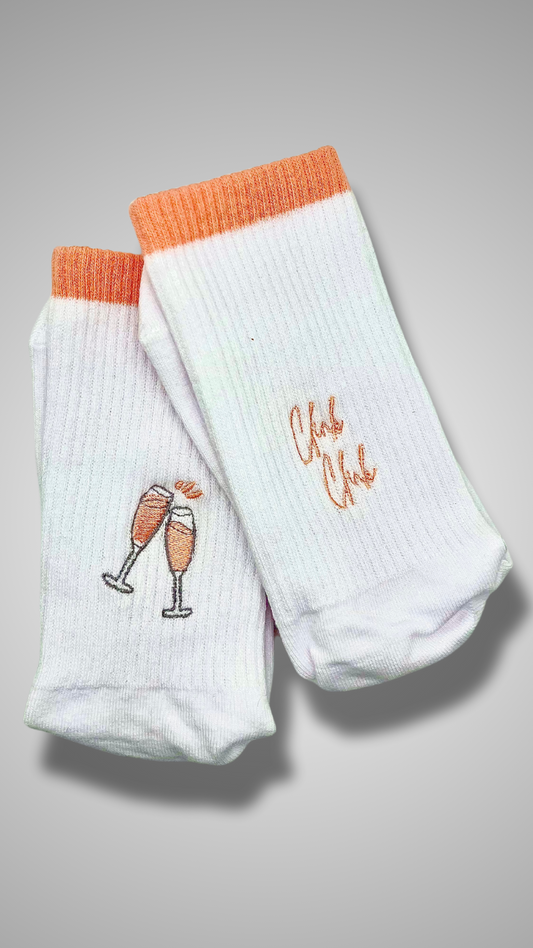 Clink! Drink! Rosé! | Pilates Socks