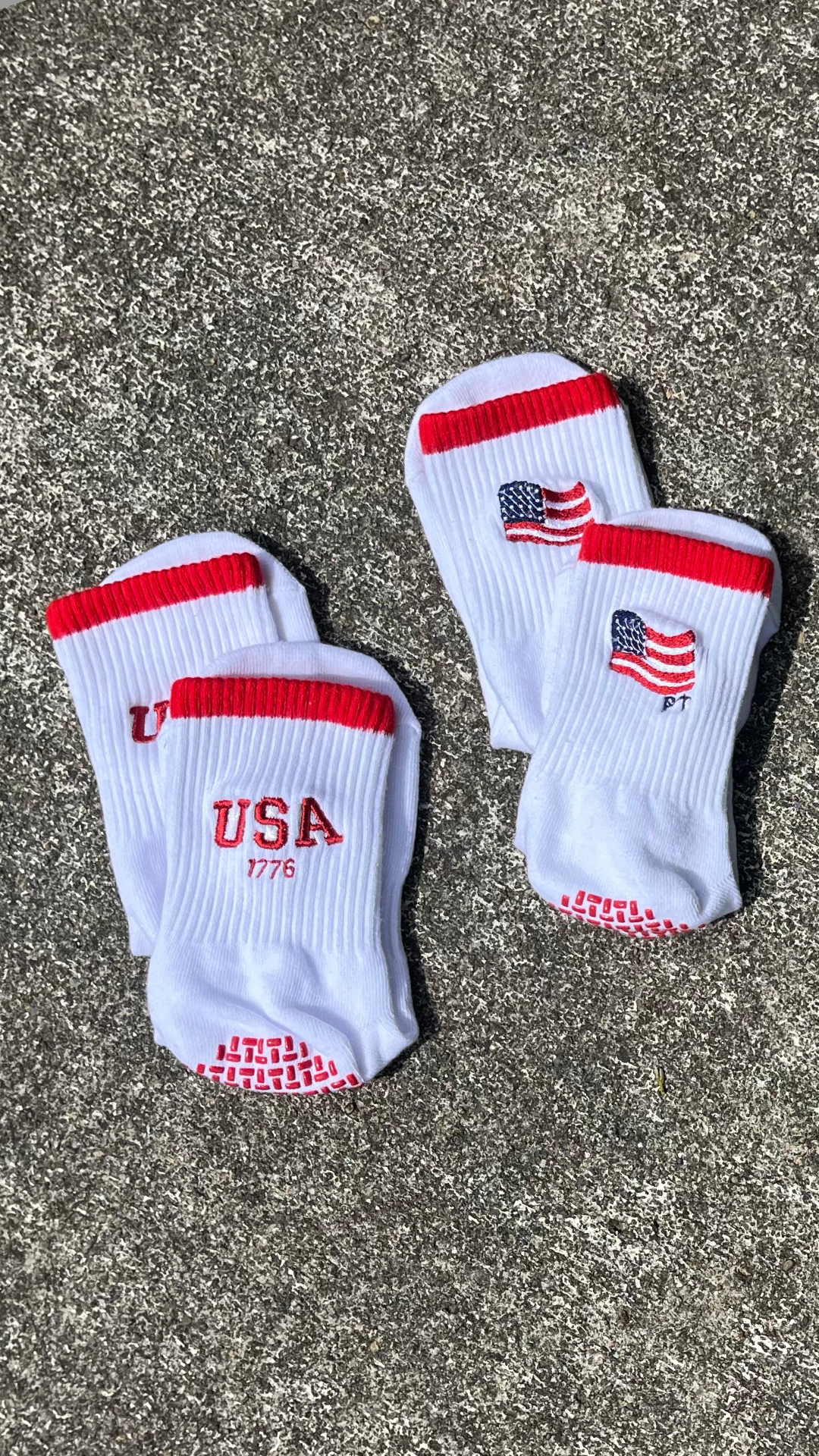 Flag Grip Socks | Personalized